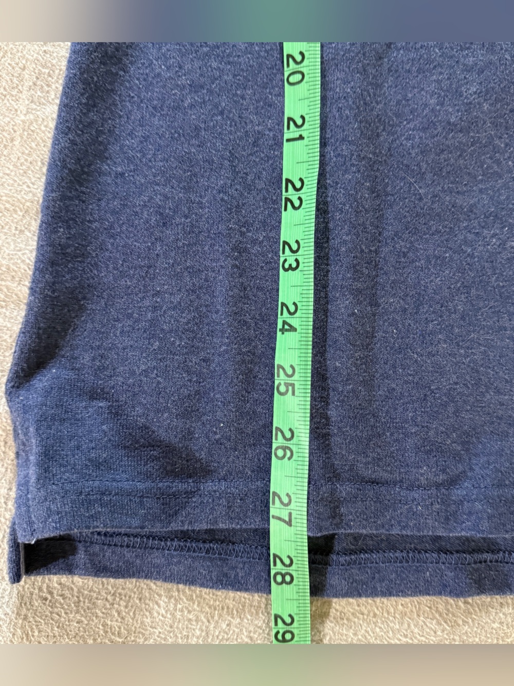 Massimo Dutti Long Sleeve Polo in Heather Navy - Picture 7 of 8
